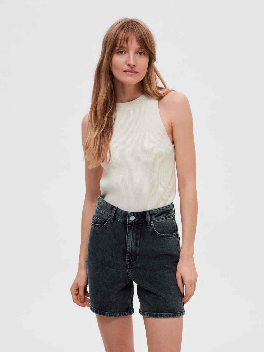 Solina Topp - Beige/ Birch